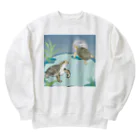 norizoouの月とスッポン Heavyweight Crew Neck Sweatshirt