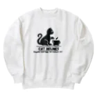  cat Holmesのdaily life at home Heavyweight Crew Neck Sweatshirt