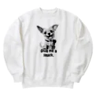 i-naのおやつちょうだい Heavyweight Crew Neck Sweatshirt