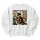 NECOSUIの花魅猫 Heavyweight Crew Neck Sweatshirt