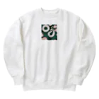 ToToMoの【金運上昇】幸運の白蛇 Heavyweight Crew Neck Sweatshirt