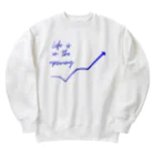 xwwのシンプルグラフ　 Heavyweight Crew Neck Sweatshirt