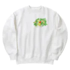 【コザクラインコ】オピーチョのお店の9月のオピーチョ【コザクラインコ】 Heavyweight Crew Neck Sweatshirt