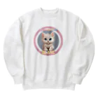 もこもこくまのBlanc (ブロン) Heavyweight Crew Neck Sweatshirt