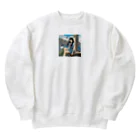 the blue seasonの松井 美穂（まつい みほ） Heavyweight Crew Neck Sweatshirt