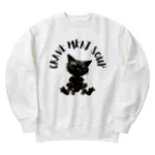 CRAVE MEAT SOUPの#Cyber Cat Heavyweight Crew Neck Sweatshirt