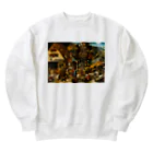 世界美術商店のネーデルラントの諺 / Netherlandish Proverbs Heavyweight Crew Neck Sweatshirt