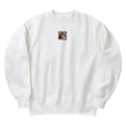 RyUぶらんどの可愛い猫ちゃん Heavyweight Crew Neck Sweatshirt