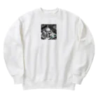 YoMiTの有名な観光スポットイメージ画像：イスタンブールのアヤソフィア（トルコ） Heavyweight Crew Neck Sweatshirt