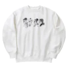 犬寺のあの日何処か食卓にて Heavyweight Crew Neck Sweatshirt