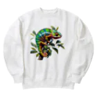 miraikunの七色カメレオン Heavyweight Crew Neck Sweatshirt