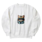 R-KAMIのサングラス猫2 Heavyweight Crew Neck Sweatshirt