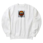 nomad4491のドット絵の法螺貝 Heavyweight Crew Neck Sweatshirt