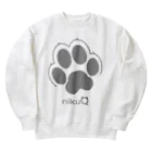 WebArtsの肉球をモチーフにしたオリジナルブランド「nikuQ」（犬タイプ）です Heavyweight Crew Neck Sweatshirt