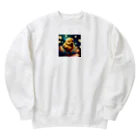 安田ワールドのひよこのイラストグッズ Heavyweight Crew Neck Sweatshirt