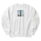 Suzurin’s Creationsの武将名言、伊達政宗、敵に塩を送る Heavyweight Crew Neck Sweatshirt