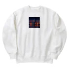 pinopiyo08の夜景 Heavyweight Crew Neck Sweatshirt