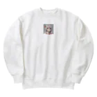 ゆうたんショップの可愛いAIキャラ2 Heavyweight Crew Neck Sweatshirt