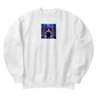 AIojisanのパンダのともくん Heavyweight Crew Neck Sweatshirt