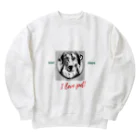 ワンダーワールド・ワンストップのDog　ペット好き③ Heavyweight Crew Neck Sweatshirt