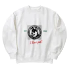 ワンダーワールド・ワンストップのDog　ペット好き④ Heavyweight Crew Neck Sweatshirt