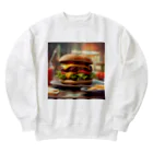 yusuke-kのハンバーガー Heavyweight Crew Neck Sweatshirt