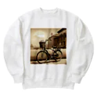 yusuke-kのレトロな自転車 Heavyweight Crew Neck Sweatshirt