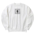 funny8の平和な心臓 Heavyweight Crew Neck Sweatshirt