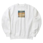 moribouの海岸線のイラストグッズ Heavyweight Crew Neck Sweatshirt