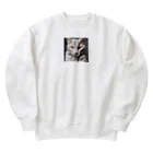 デザインマジックボックスのアメリカン・ペーパーキャット Heavyweight Crew Neck Sweatshirt