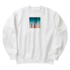 Suzurin’s Creationsの島津義弘、名言、武士道とは Heavyweight Crew Neck Sweatshirt