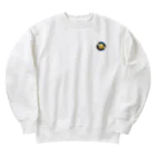 GalaxyGiftのかわいい土星のイラスト Heavyweight Crew Neck Sweatshirt