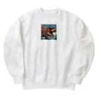 iikyanの恐竜① Heavyweight Crew Neck Sweatshirt