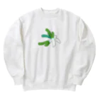 ぴっぽこぽの高級ねぎ Heavyweight Crew Neck Sweatshirt