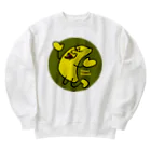 B-catのそんなバナナ、嘆き（丸型） Heavyweight Crew Neck Sweatshirt