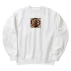 Delfinaイラストの風神様 Heavyweight Crew Neck Sweatshirt