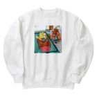 ヤブイヌ製作所のお冷もどうぞムジナ Heavyweight Crew Neck Sweatshirt