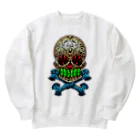 Hinakagoのメキシカンスカル Heavyweight Crew Neck Sweatshirt