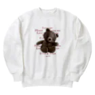 メメくんのグッズ♡のmemeくん♡ Heavyweight Crew Neck Sweatshirt