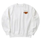 森の雑貨店のフクロウくん　 Heavyweight Crew Neck Sweatshirt