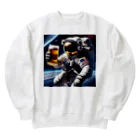 宇宙開発デザイン科の酒飲みアストロノーツ Heavyweight Crew Neck Sweatshirt