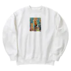 soramame1119の森の中の世界 Heavyweight Crew Neck Sweatshirt