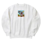 Everyday Elegance Goodsのブルドックの日常１７ Heavyweight Crew Neck Sweatshirt