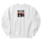 wloop01のニューヨークの幻想的風景のグッツ Heavyweight Crew Neck Sweatshirt