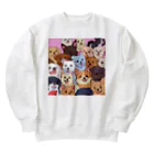 デイリーニューアイテムストアの癒しのわんちゃん Heavyweight Crew Neck Sweatshirt