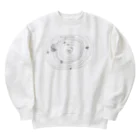 小学生イラストレーターによるグッズやさん「コチャメデ」のThe Solor System Heavyweight Crew Neck Sweatshirt