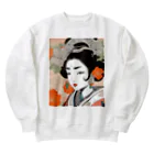 wawomotsuのJapanese Courtesan Bloom Tee ”Geisha” ヘビーウェイトスウェット