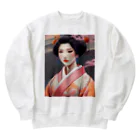 wawomotsuのJapanese Courtesan Bloom Tee ”Geisha” ヘビーウェイトスウェット