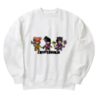 みたらし団子のふたたまちゃんのクリプトニンジャ Heavyweight Crew Neck Sweatshirt