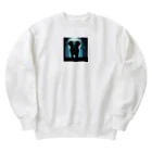 yuuchan22のホラー風ゾウ Heavyweight Crew Neck Sweatshirt